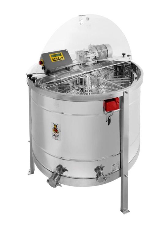Logar Extracteur auto-retournant 8 cadres, cuve 110 cm, moteur 750 W, 35x48 cm, entièrement électronique