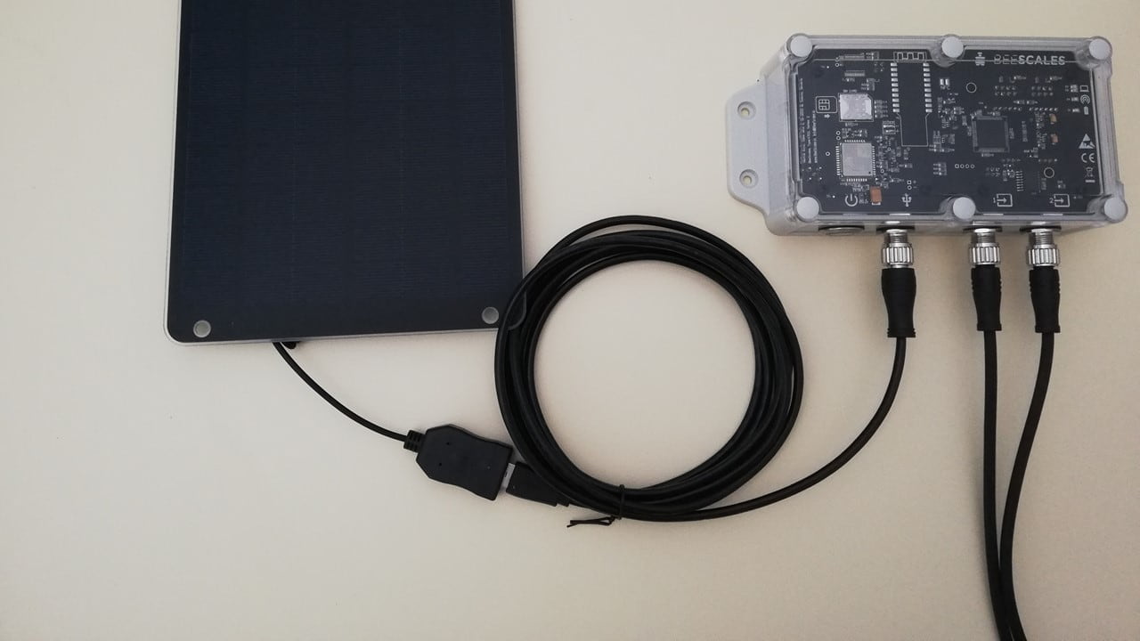 Le raccordement du panneau solaire