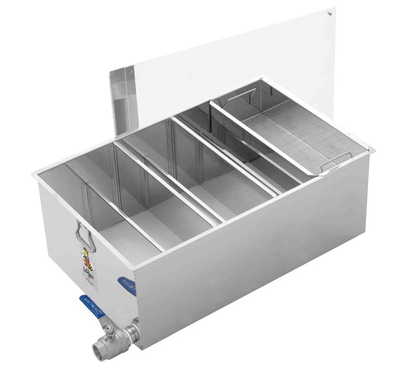 Bac de décantation Logar 6 chambres 87 cm – avec chauffage de fond