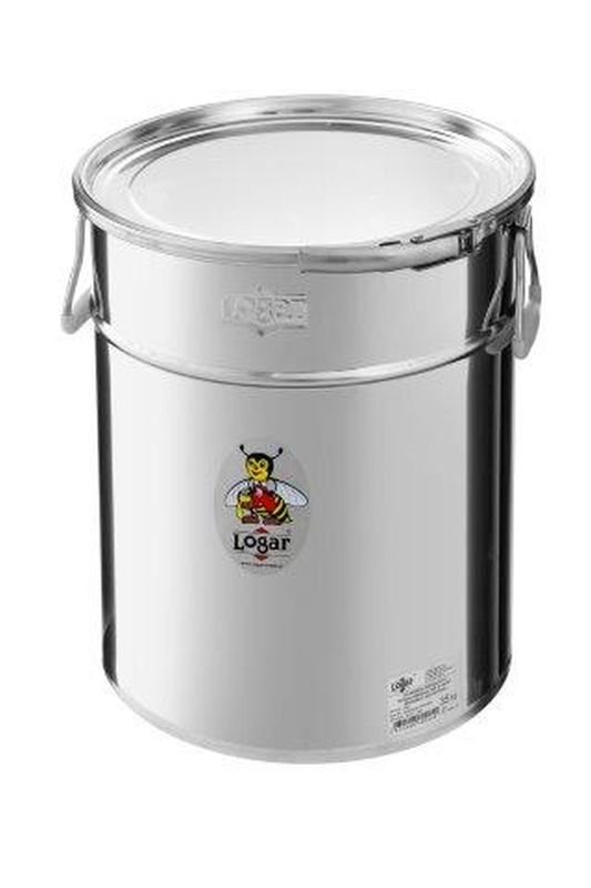 Récipient de stockage conique Logar 35 kg avec bride de serrage et joint