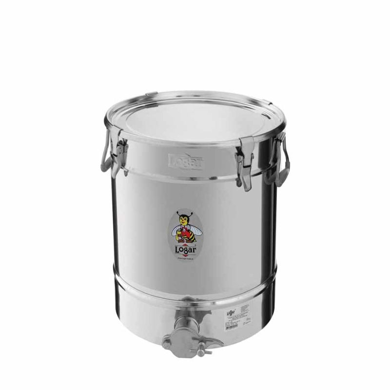 Cuve de remplissage Logar 35 kg à fond incliné, 4 fermetures