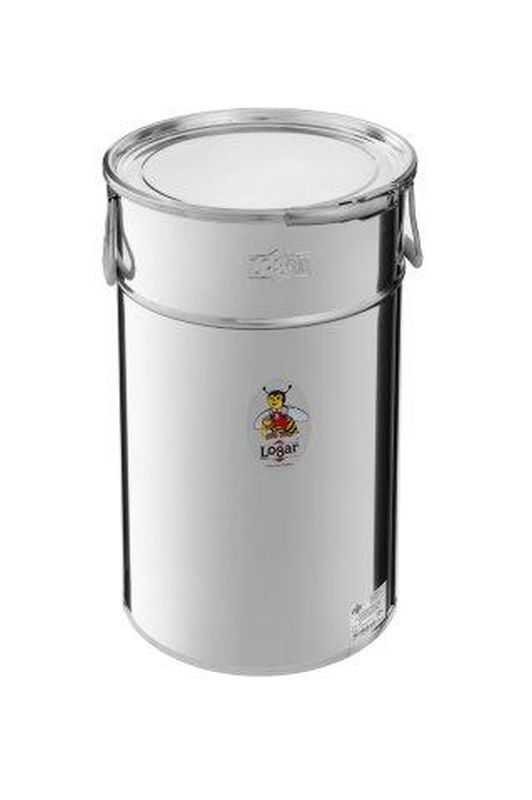 Cuve de stockage conique Logar 50 kg avec collier de serrage et joint